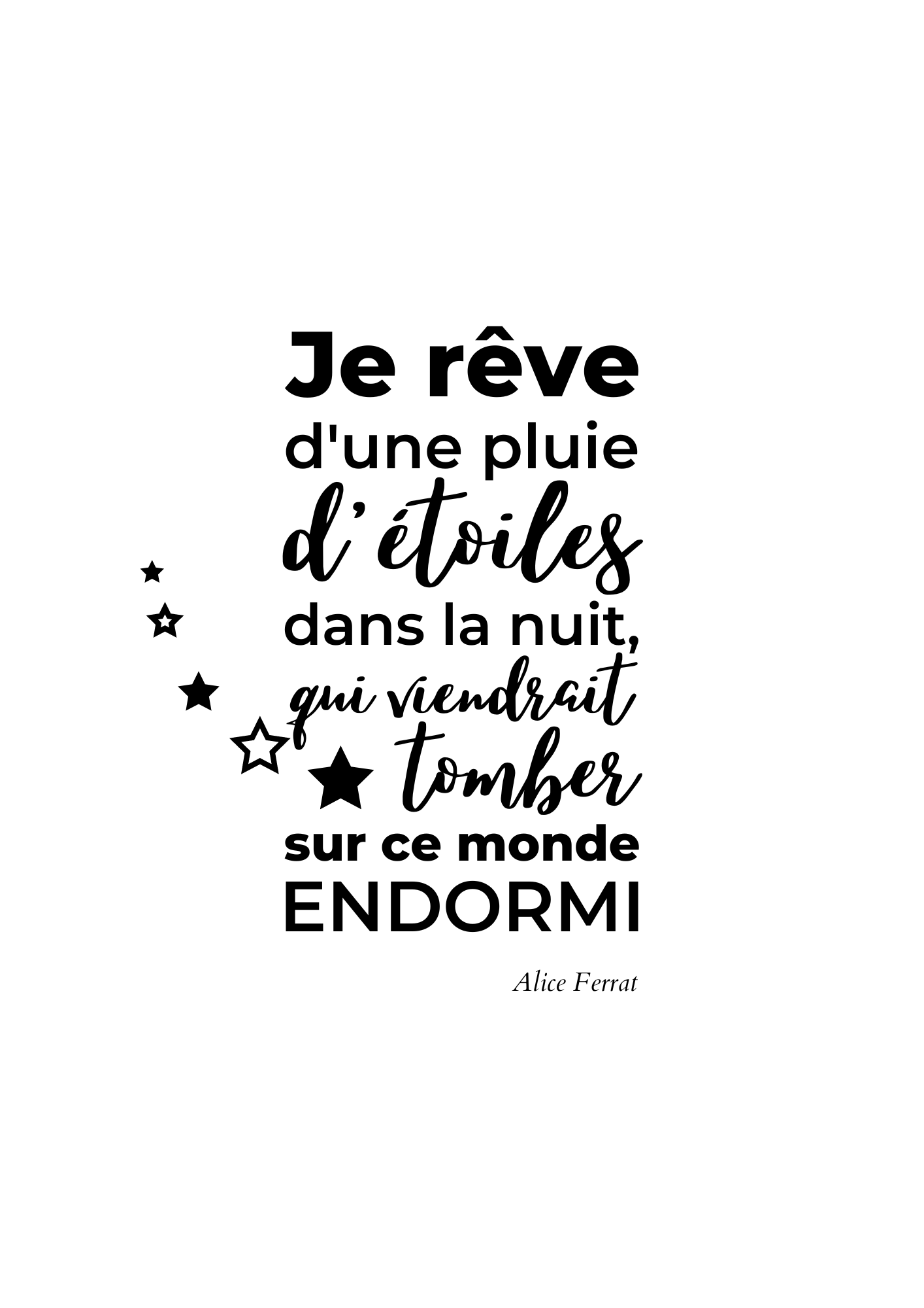 Citation d'Alice Ferrat